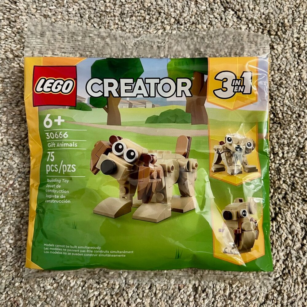 NWT - Lego Creator - Dog / Bear / Squirrel